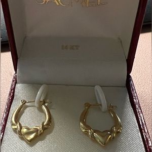 Jacmel 14 karat gold hoop earrings